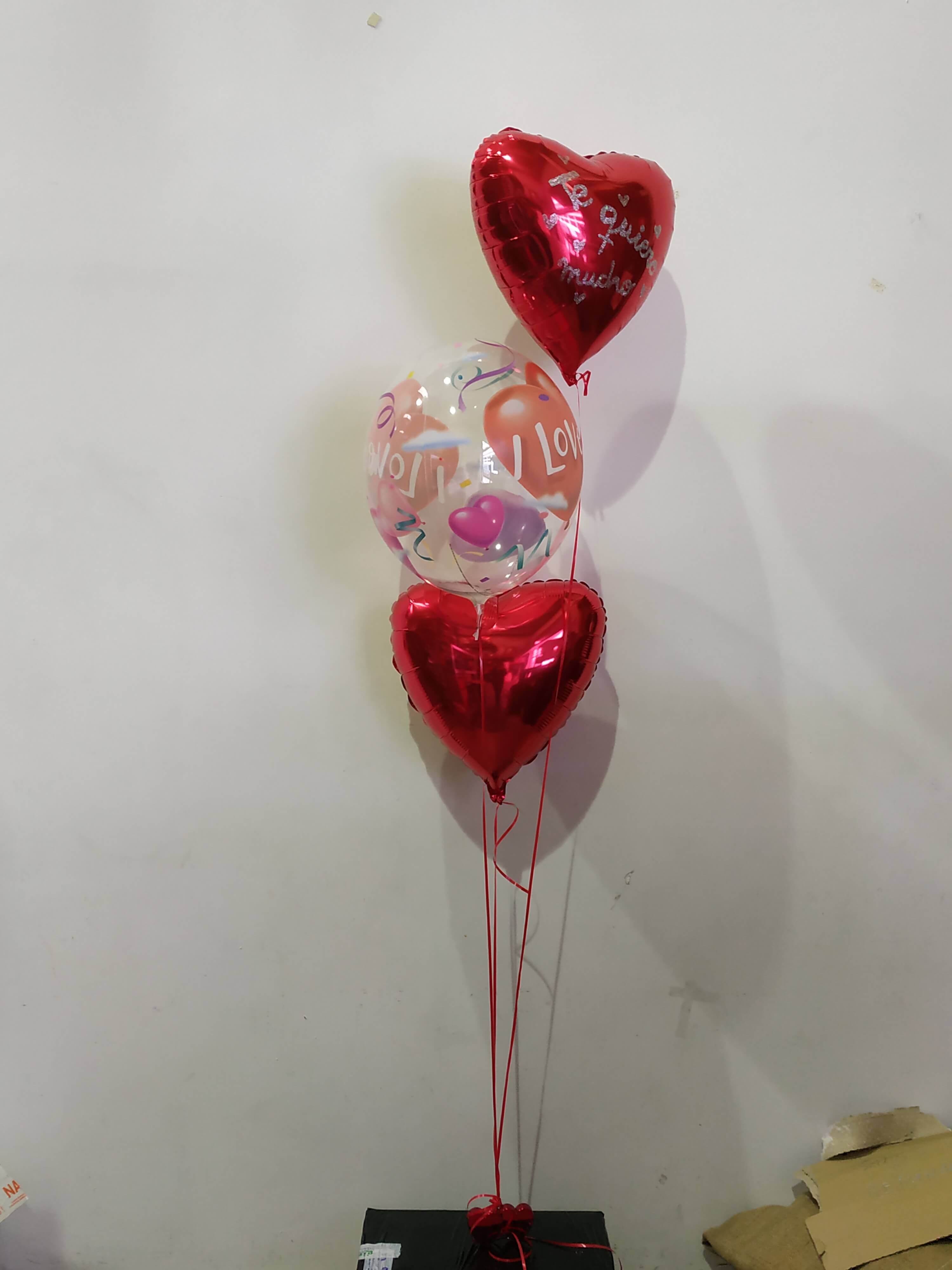decoración globos San Valentín - Giramón : Giramón