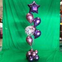 Ramo globos chrome-efecto cromado