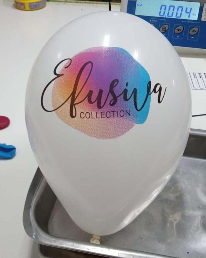 globo personalizado a 4 tintas serigrafia