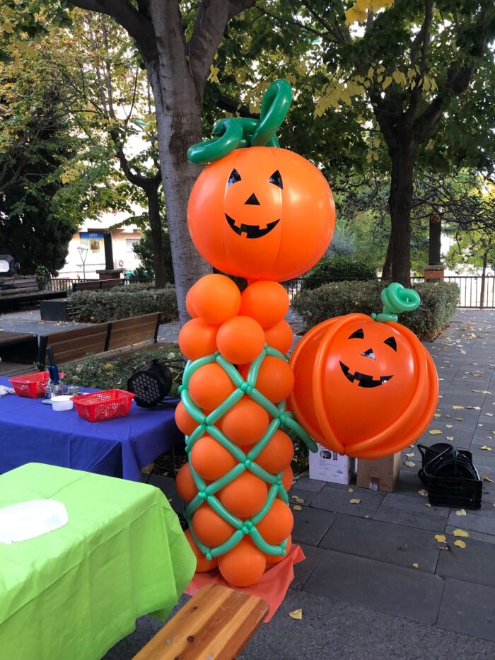 Columna de globos Halloween