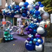 30 ideas de Globos con mezcla de colores  globos, decoración de unas,  globos personalizados